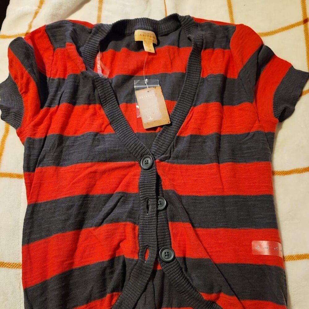 Button Up Cardigan, NWT, Arizona Brand, Women's Size Large